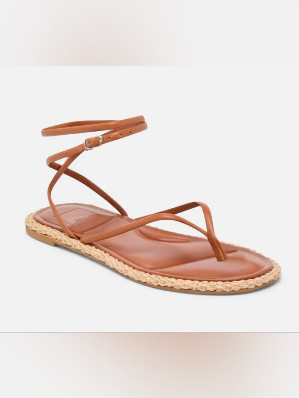 Dolce Vita Cove Sandals In Brown Leather Size 8.5